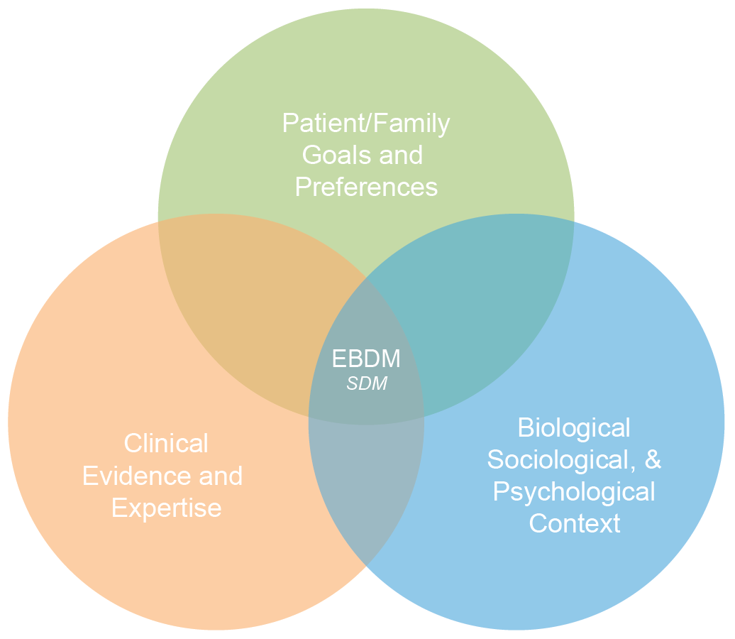 Venn diagram of EBDM and SDM Model