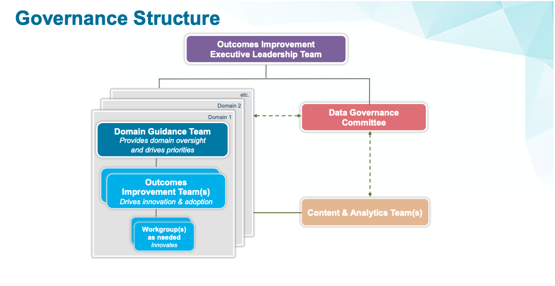 Diagram of governance structure