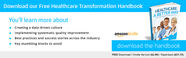 Download our Free Healthcare Transformation Handbook graphic