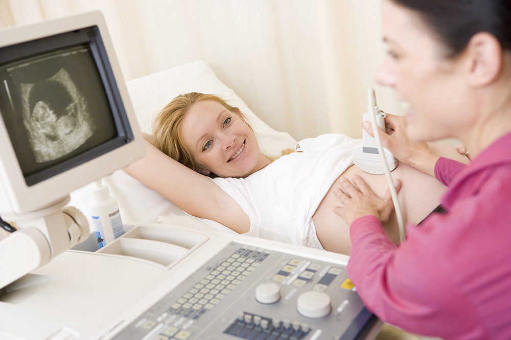 woman getting an ultrasound