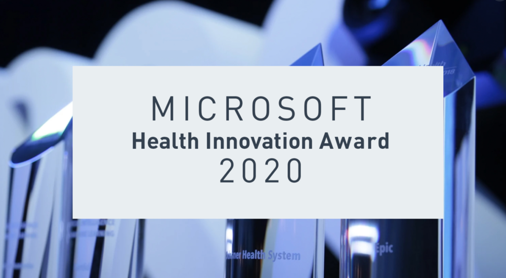 microsoft health innovation award 2020