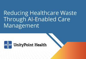 Unitypoint Health reducing healthcare waste
